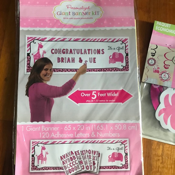 Baby shower girl decor $22 - Picture 3 of 4